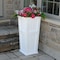 Mayne Cape Cod Tall Planter - White 4843-W - alternate 1